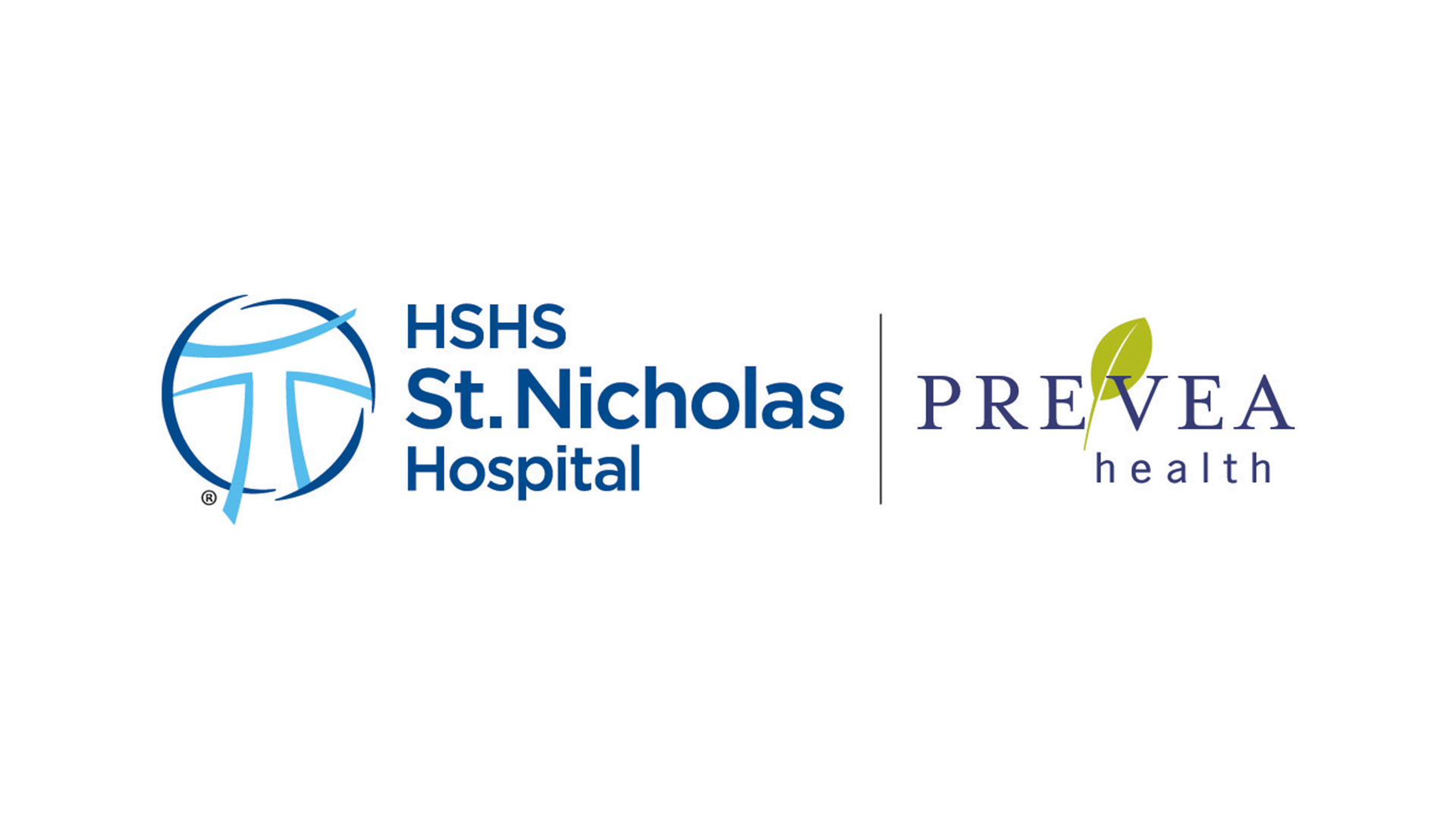 st. nicholas hospital logo and Prevea logo combined